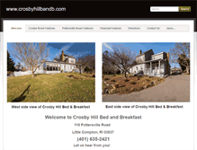 Tablet Screenshot of crosbyhillbandb.com